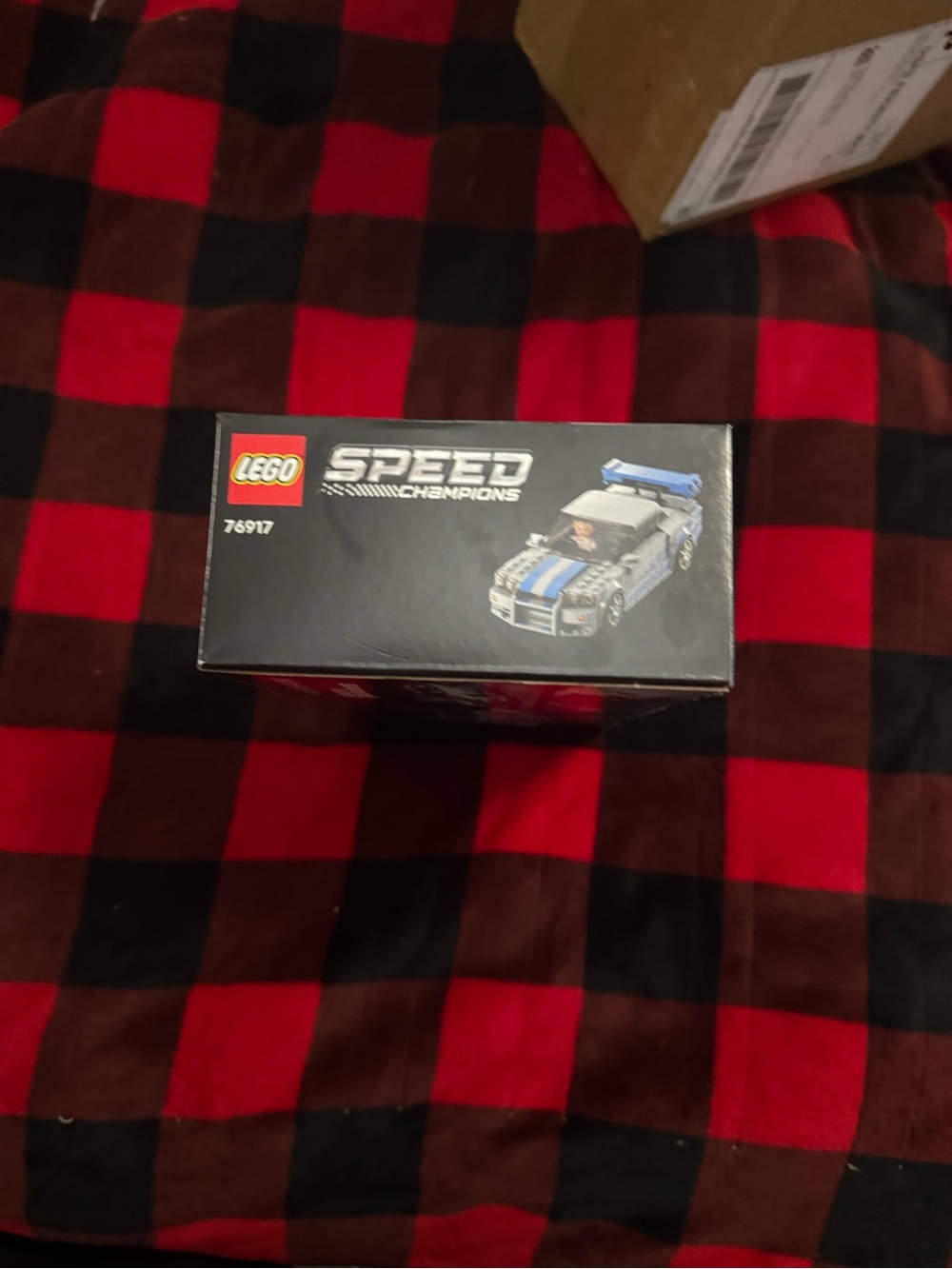 Lego Speed Champions Blue and Gray Race Car Set
